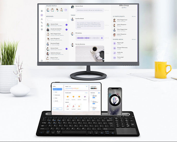 Drahtlose Bluetooth-Tastatur Karnz