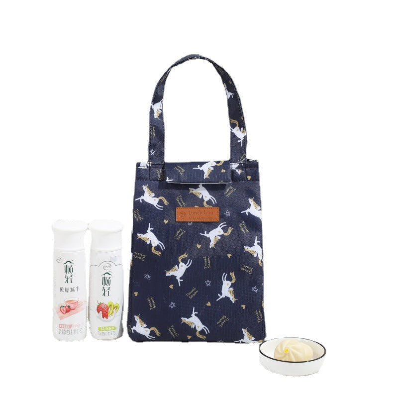 Blumenmuster Isolierter Lunch Tote Karnz