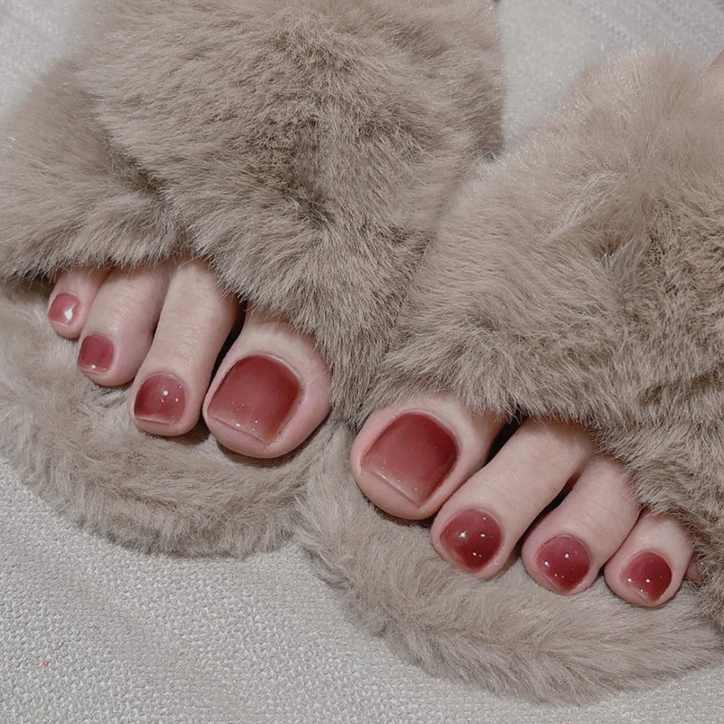 Dekorative Pediküre Nagelkunst Karnz