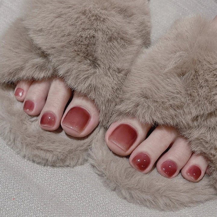 Dekorative Pediküre Nagelkunst Karnz