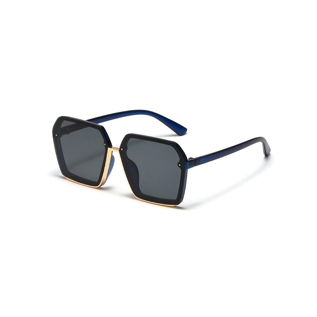 Damen kreative oversized Sonnenbrille mit einzigartiger Geometrie Karnz