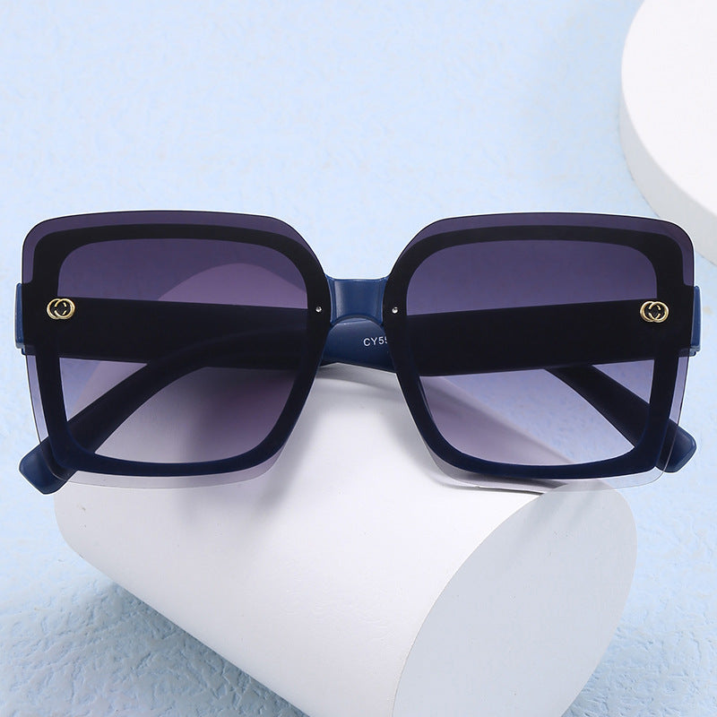 Damen oversized quadratische Sonnenbrille mit elegantem Rahmen Karnz