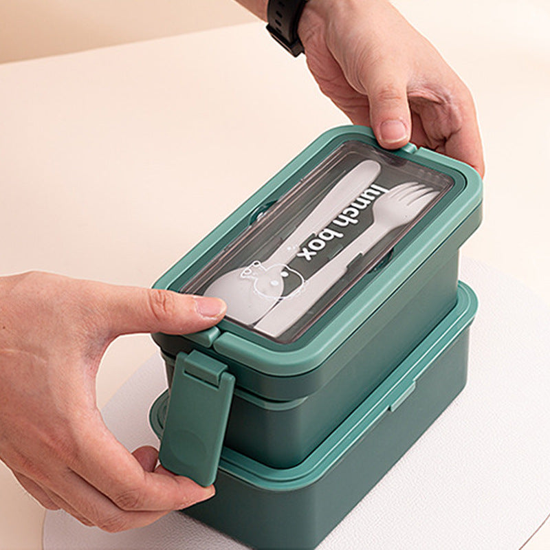 Stapelfähige Mehrfach-Lunchbox mit luftdichtem Verschluss