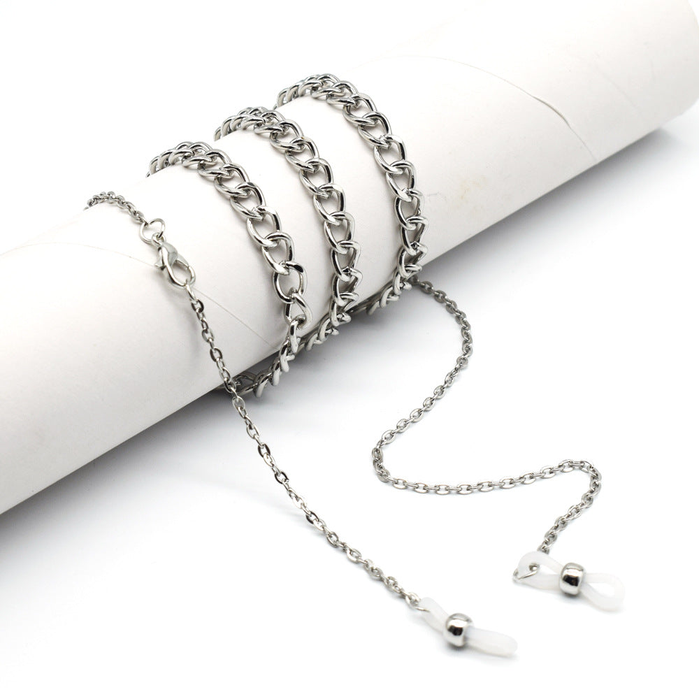 Edelstahl Link Brillen Kette Karnz
