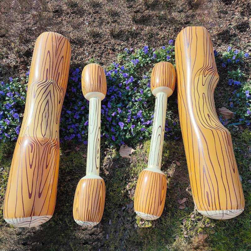 Unisex aufblasbare Holzstäbe Karnz