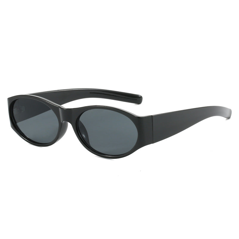 Damen modische Sonnenbrille mit elegantem, ovalem Design und UV-Schutz Karnz