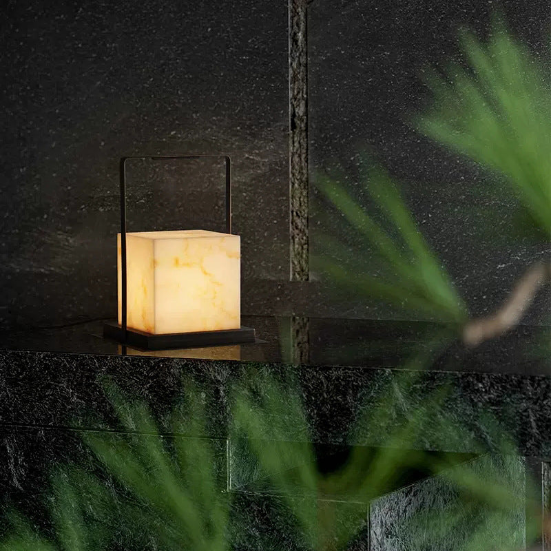 Moderne Alabaster Tischlampe