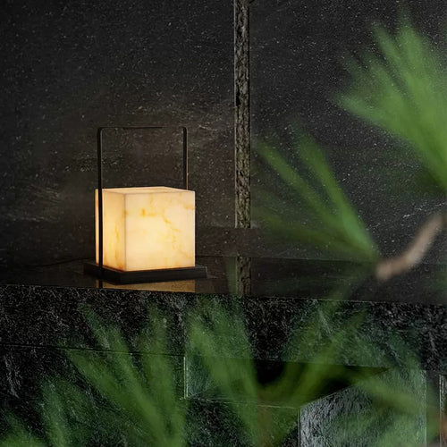 Moderne Alabaster Tischlampe
