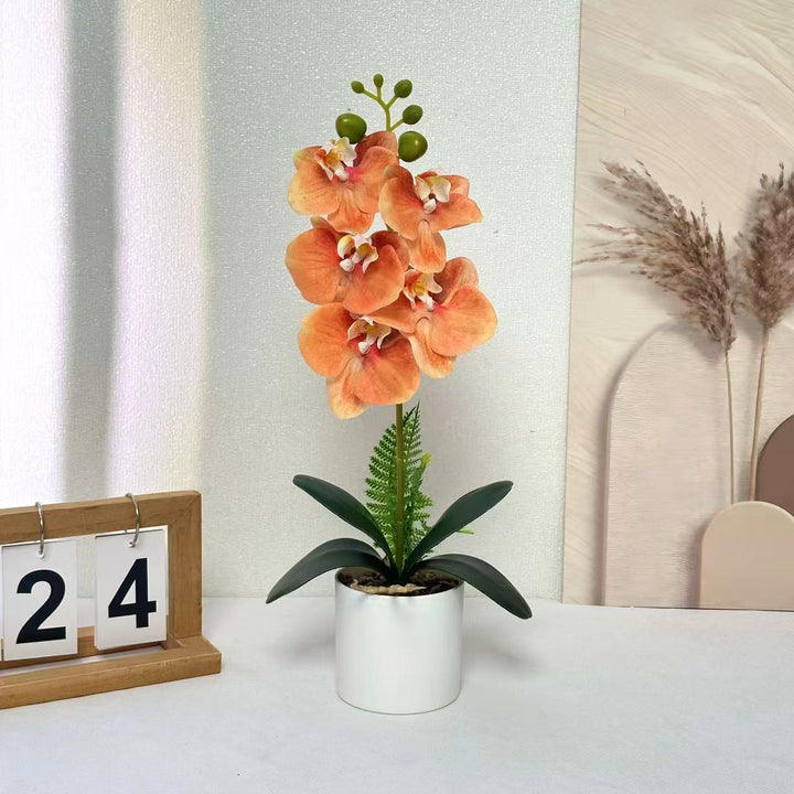 Künstliche Orchideenpflanze für dekorative Innenanzeige