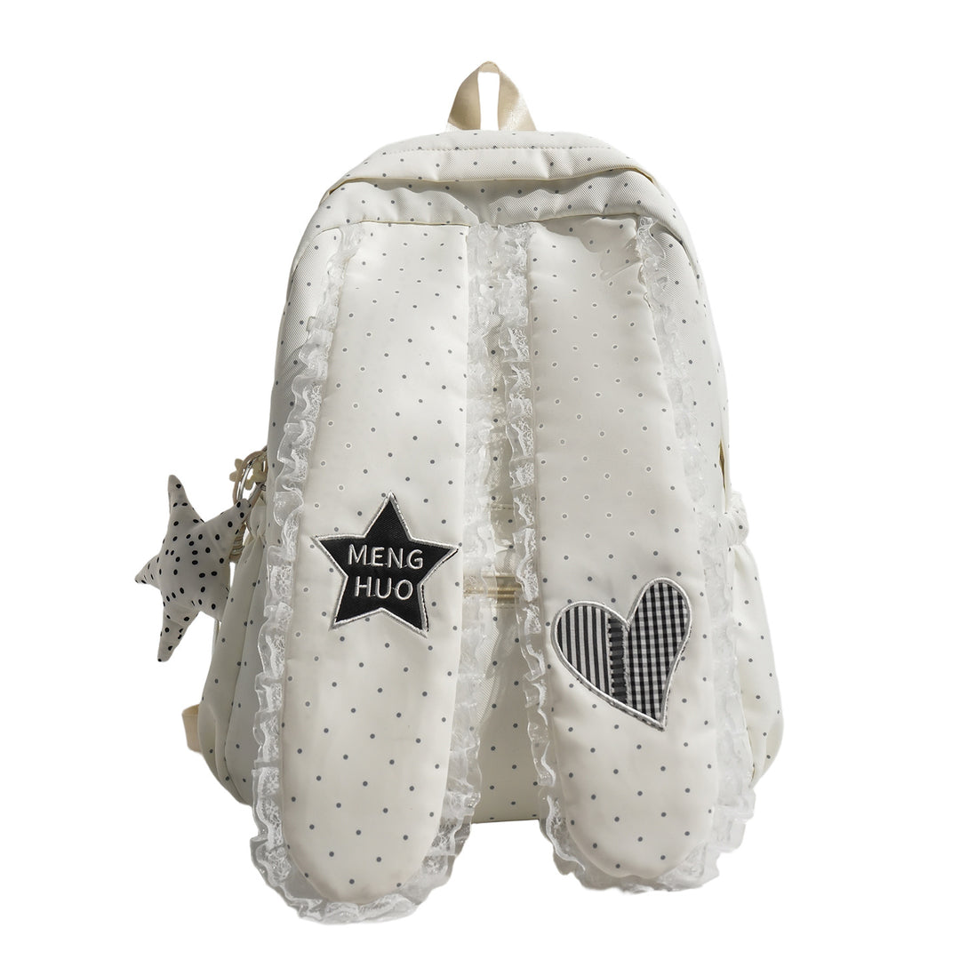 Verspielter dekorativer Patchwork-Rucksack Karnz