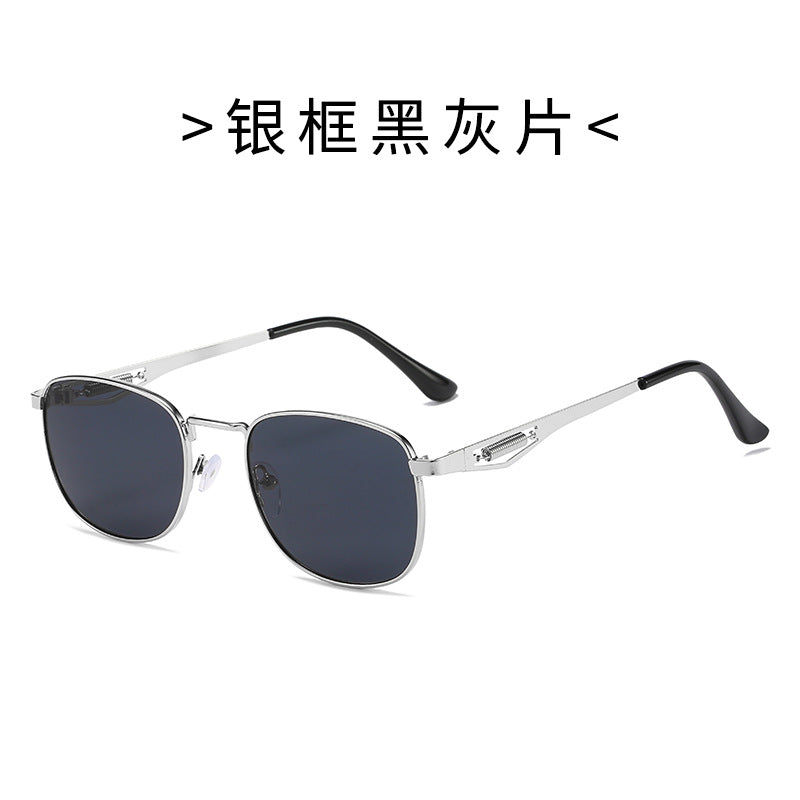 Damen Modische Pilotensonnenbrille mit hochwertigem Metallrahmen Karnz