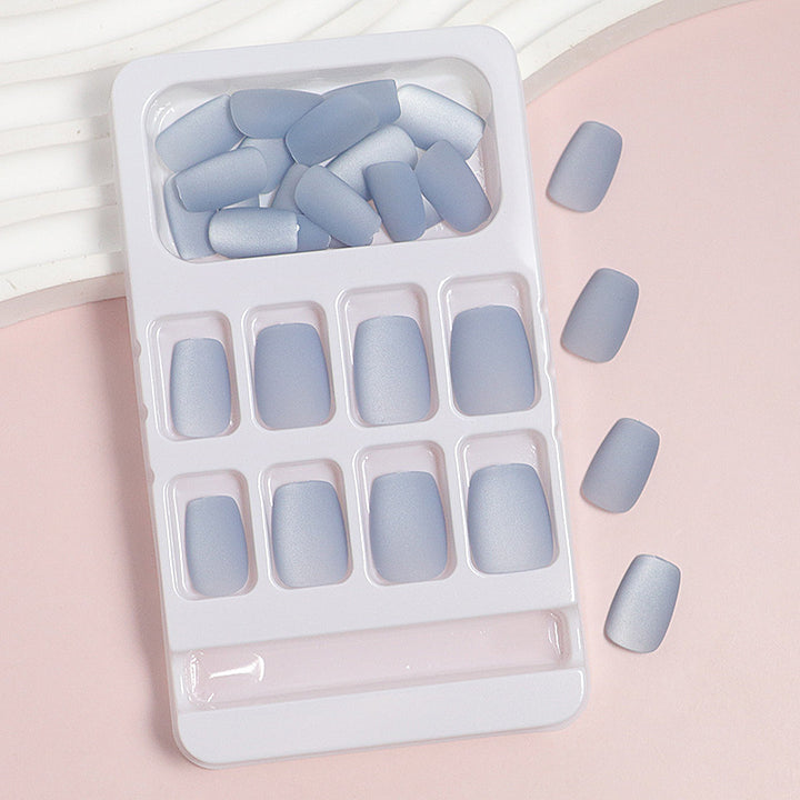 DIY natürliche Finish Press-On Nagelspitzen Karnz