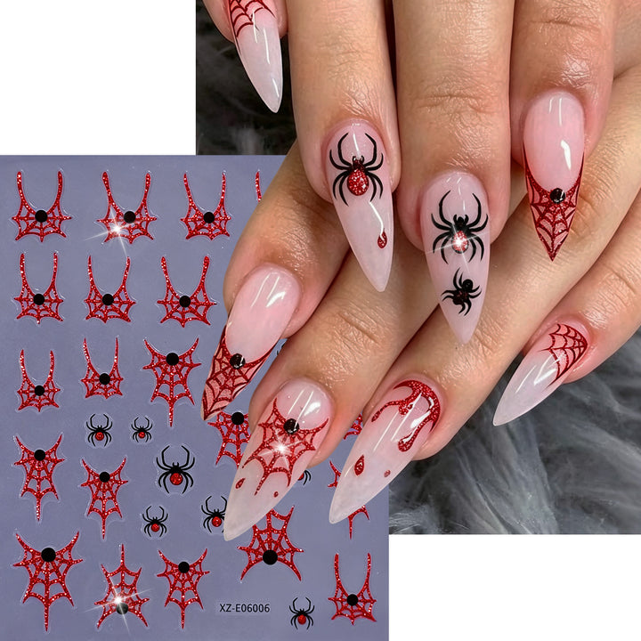 Halloween-Themen Nagelkunst Aufkleber Set  1791507032