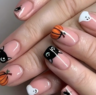 Künstlerische Halloween-Themen Nagelkunst Karnz 1789915324