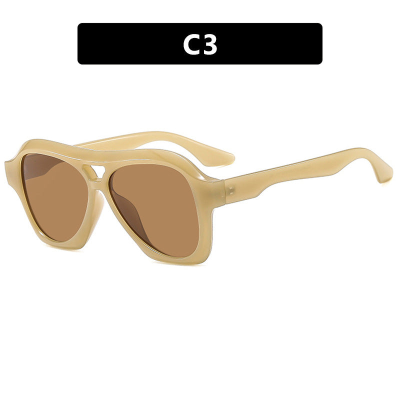 Damen modische Sonnenbrille mit einzigartigem Design und schützendem UV-Filter Karnz
