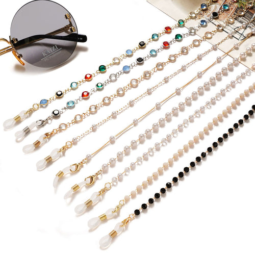 Chic Perlen Brillen Kette Karnz