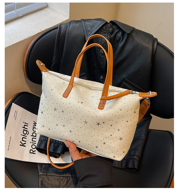 Künstlerische Stern-Druck-Handtasche