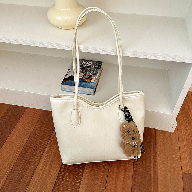 Klassische Leder Tragetasche