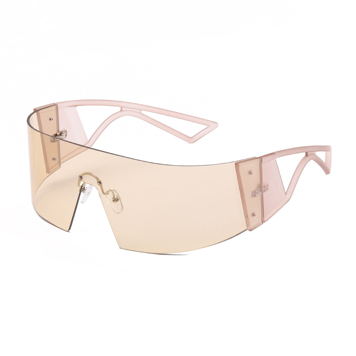 Damen sportliche Sonnenbrille im futuristischen Design Karnz