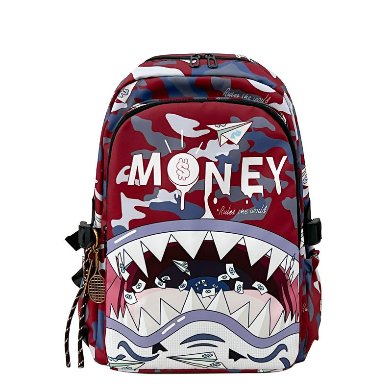 Kreativer Cartoon Hai Rucksack