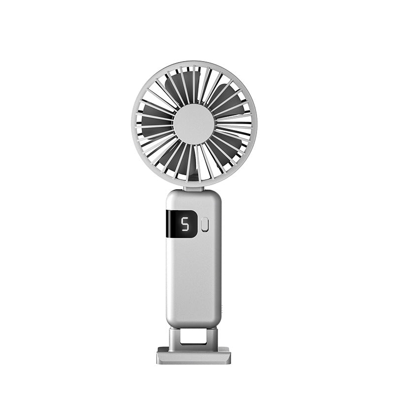 Tragbarer Usb Ventilator mit Digitaler Geschwindigkeitsanzeige Karnz