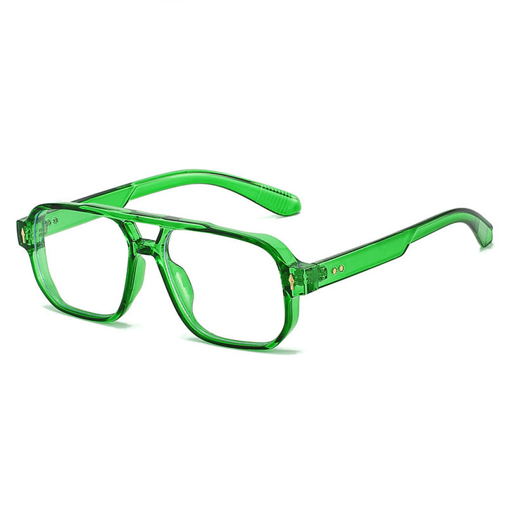 Oversized geometrische Sonnenbrille mit verbesserter UV-Schutz Karnz