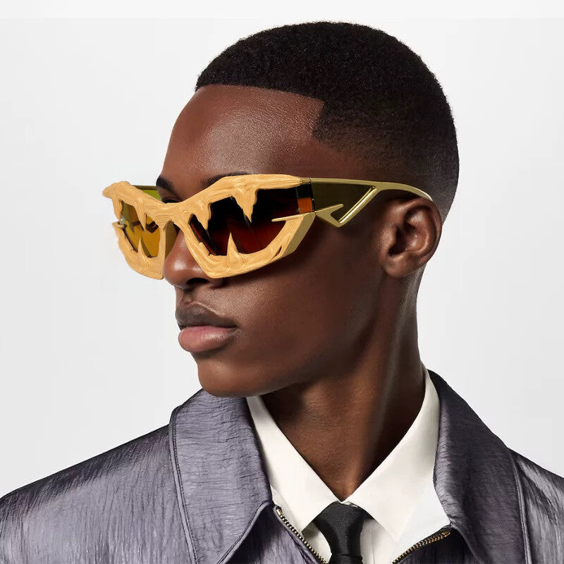 Damen futuristische Sportsonnenbrille Karnz