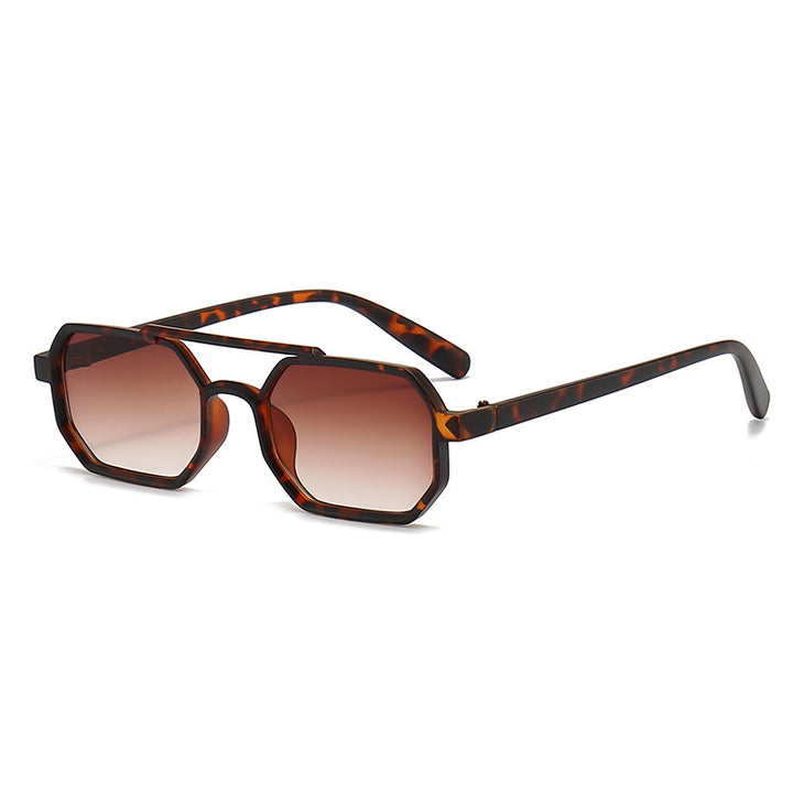 Damen modische Sonnenbrille im innovativen Achtkant-Design Karnz