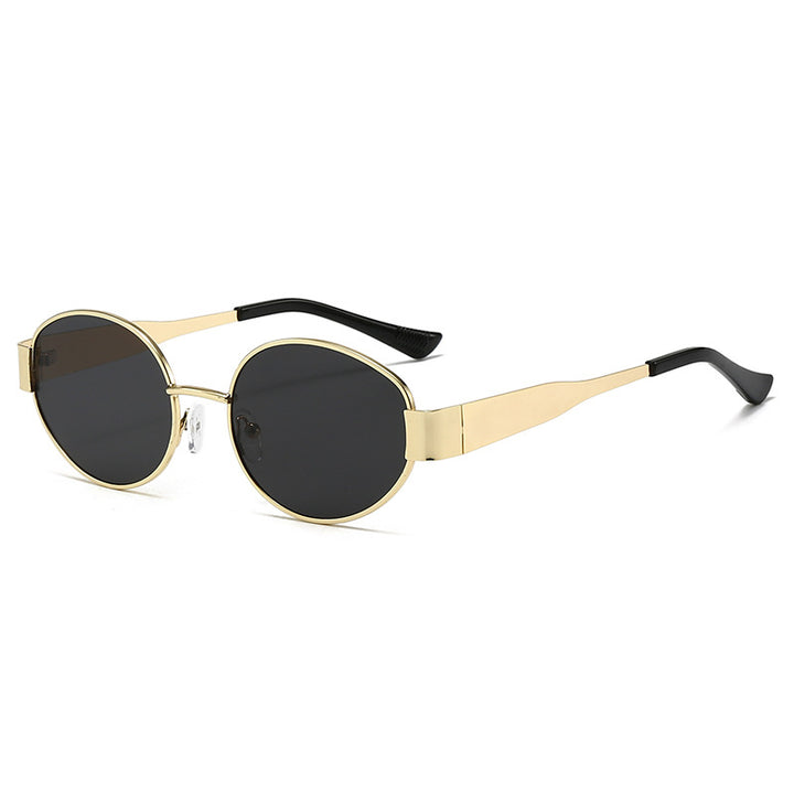Damen Vintage Sonnenbrille im ovalen Design Karnz