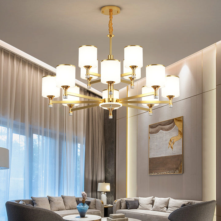 Elegante Kristallleuchter