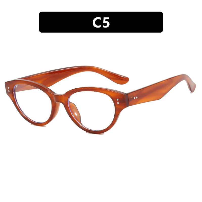 Damen modische Cat-Eye Brille mit elegantem Kunststoffrahmen Karnz