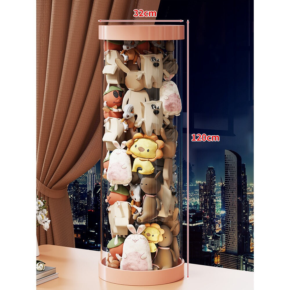 Hohe klare Acryl-Plüschspielzeug-Display-Turm-Organizer