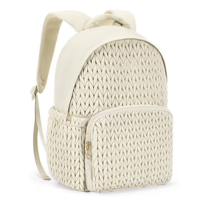 Modischer Rucksack mit Geflochtener Struktur Karnz