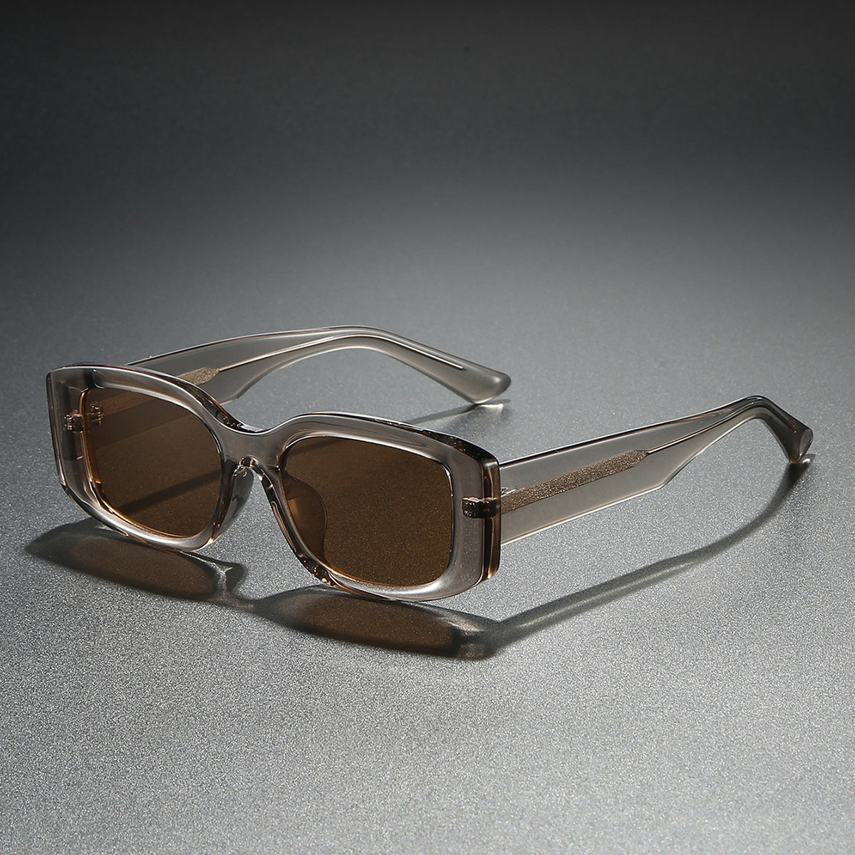 Damen modische Sonnenbrille im stylischen, eckigen Rahmen Karnz