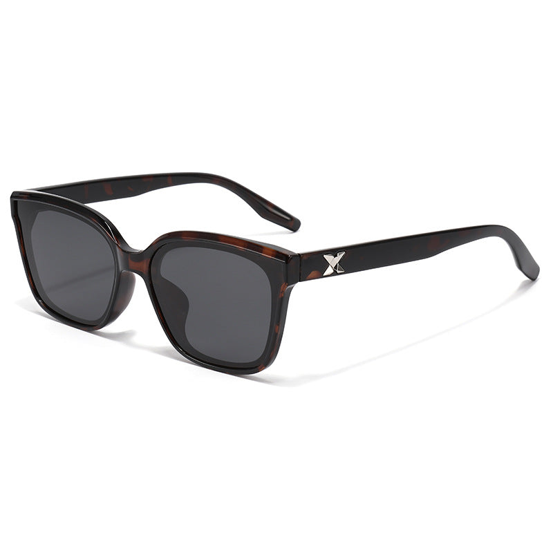 Damen modische Sonnenbrille im quadratischen Design mit hochwertigem UV-Schutz Karnz