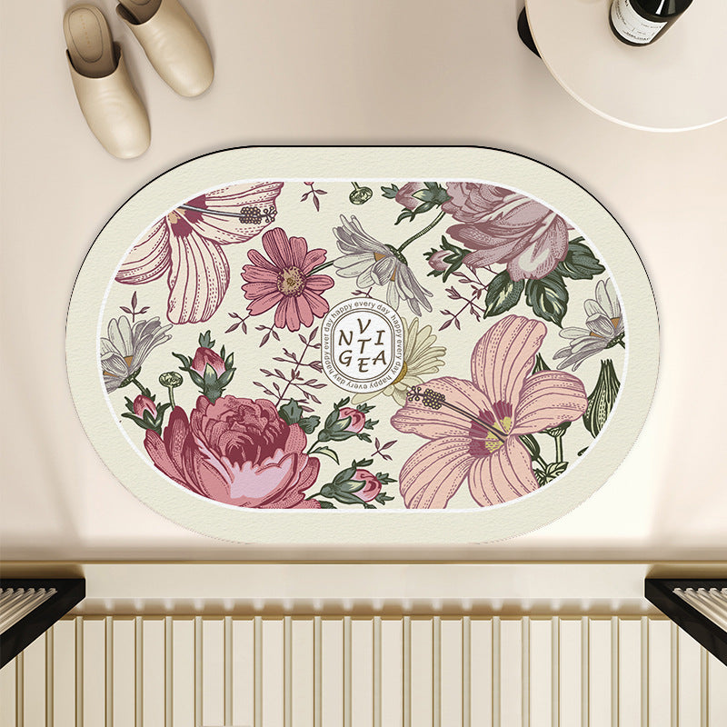 Blumenmotiv Innenbereich Matte