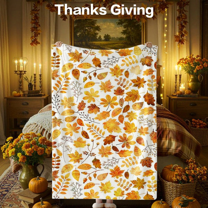 Thanksgiving-Themen Kuscheldecke