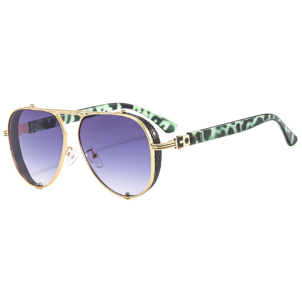 Damen Luxuriöse Retro-Sonnenbrille mit kunstvollen Verzierungen Karnz