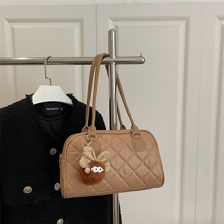 Gepolsterte Kunstleder-Handtasche Karnz