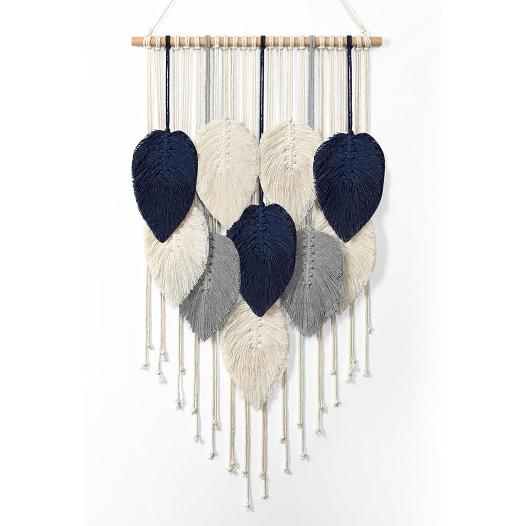 Macrame-Blatt-Wandbehang-Teppich Karnz