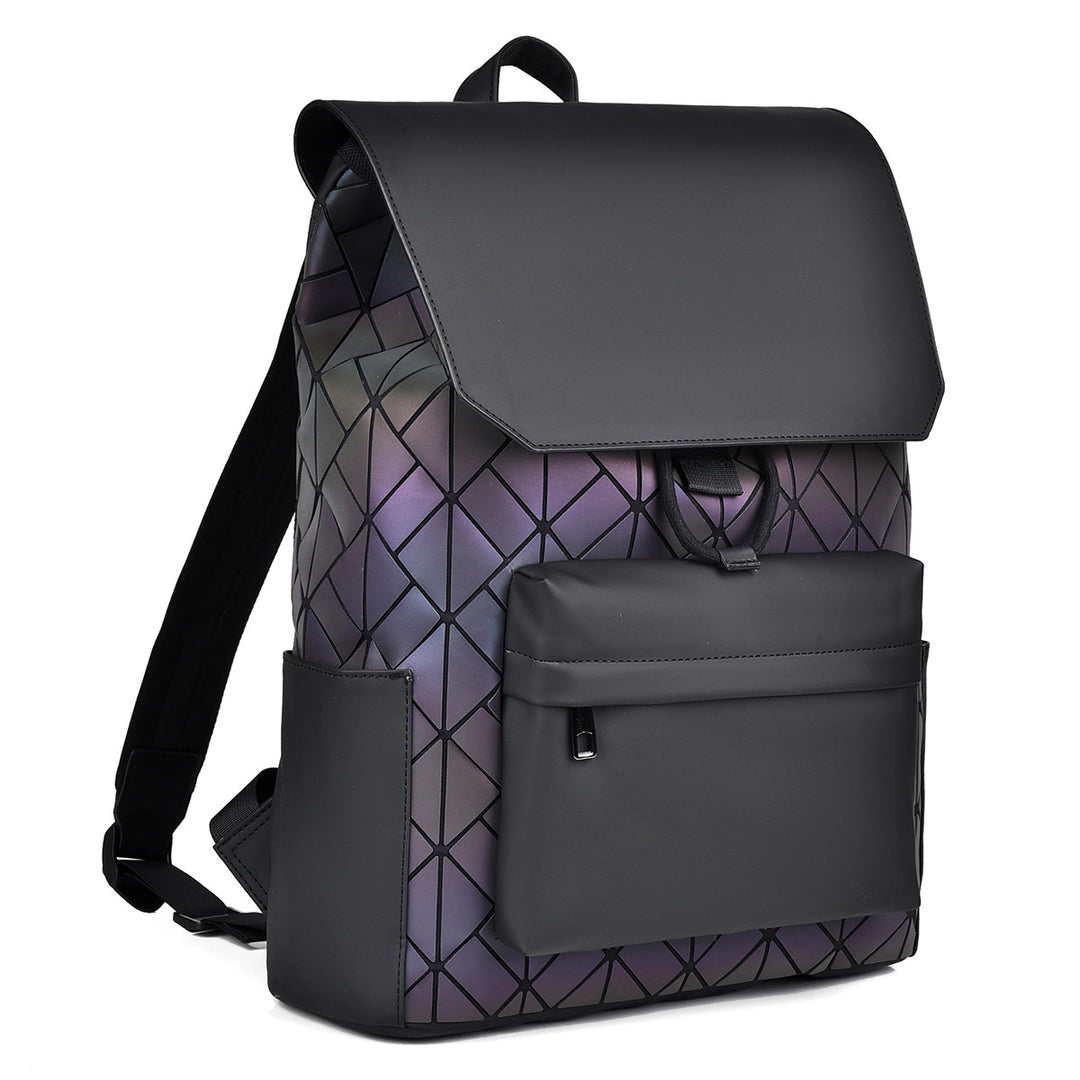 Trendiger geometrischer Druck-Rucksack Karnz