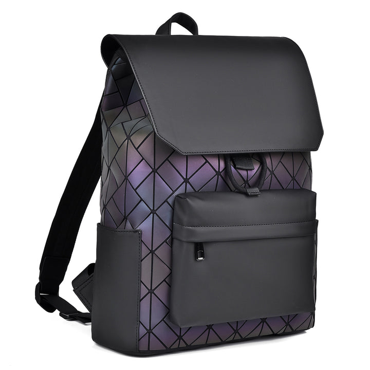 Trendiger geometrischer Druck-Rucksack Karnz