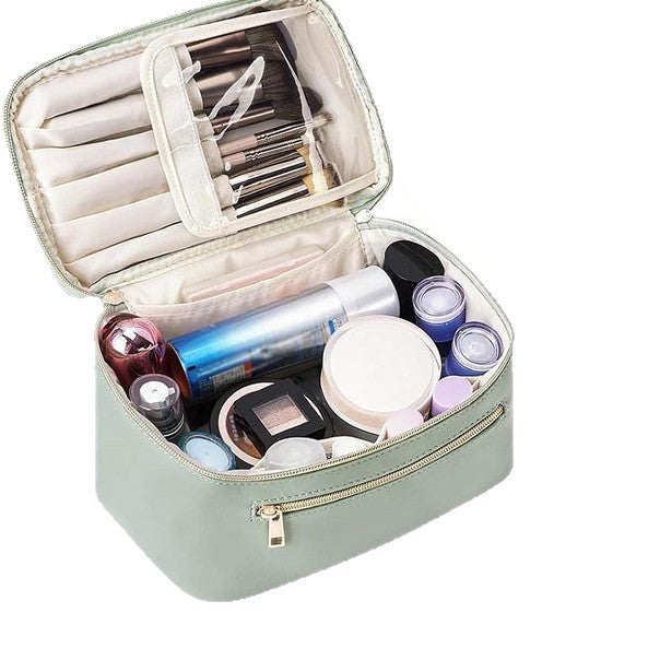 Damen Kosmetiktasche mit Fächern Karnz