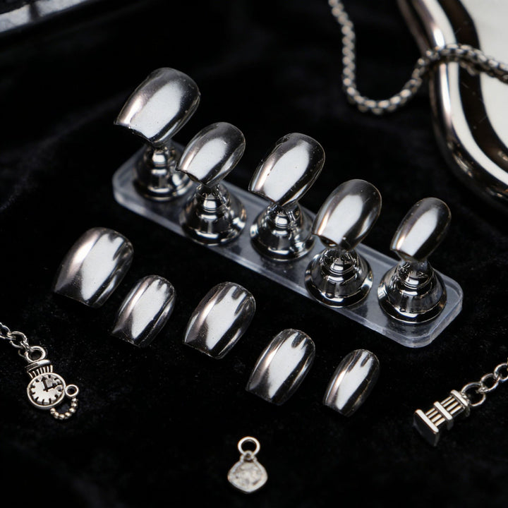 Metallic Press-On Nagelset