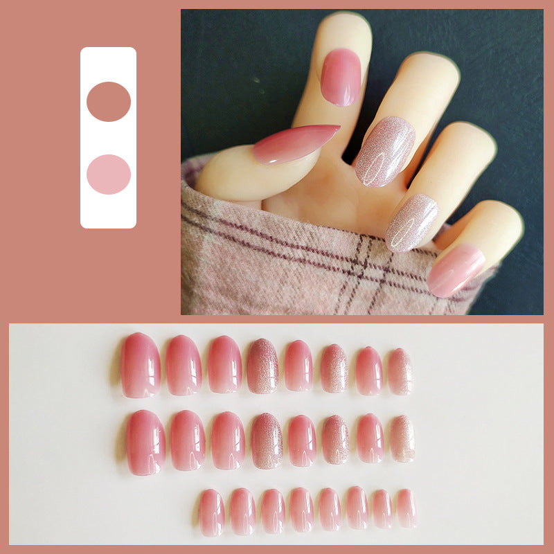 Ombre Glossy Press-On Nagelset
