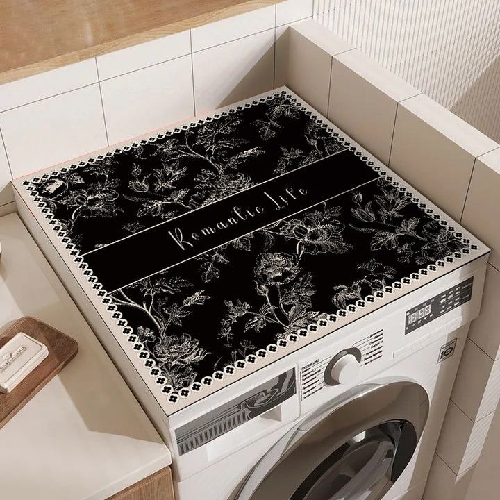 Vintage Floral Decorative Laundry Mat Karnz
