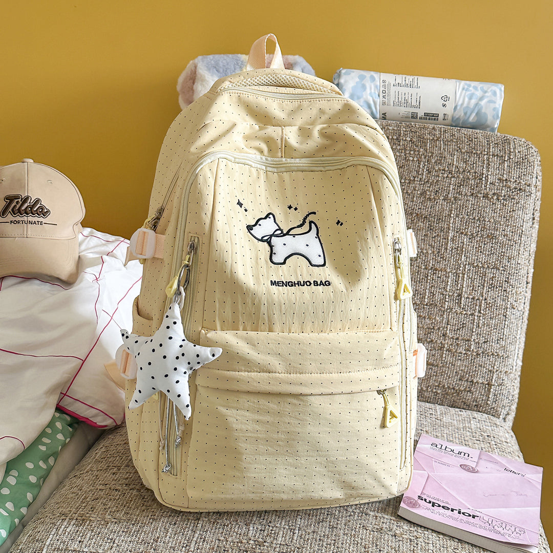 Grafische Katzen-Themen-Rucksack Karnz