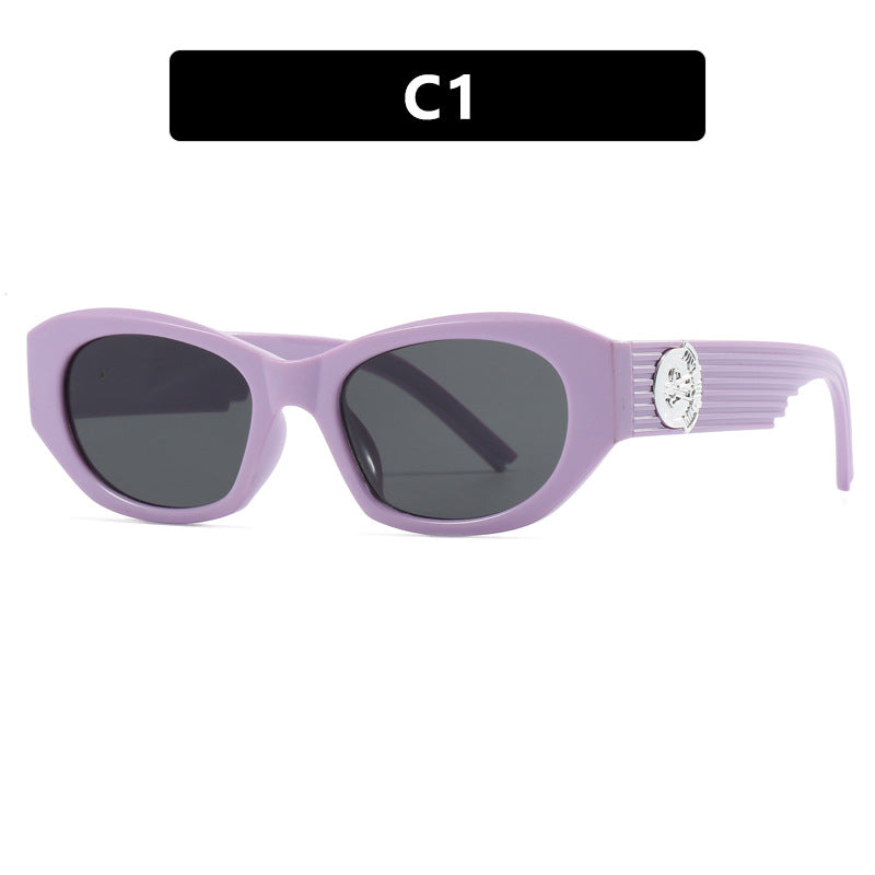 Damen modische Cat-Eye Sonnenbrille mit markantem Design und luxuriösen Details Karnz