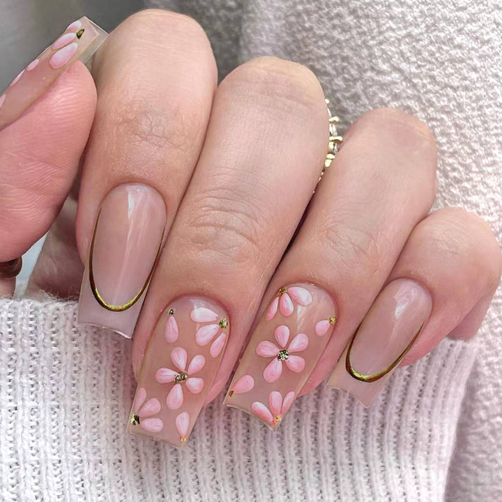 Fleur-de-Lis Nageldesign Karnz