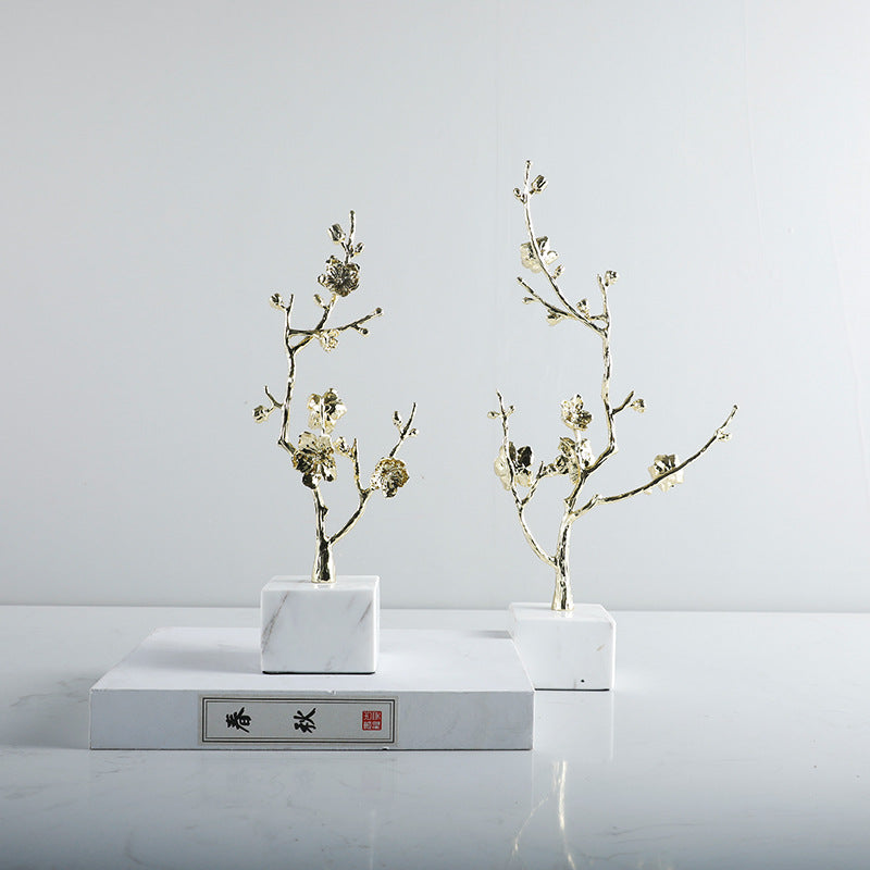 Elegante florale dekorative Skulptur